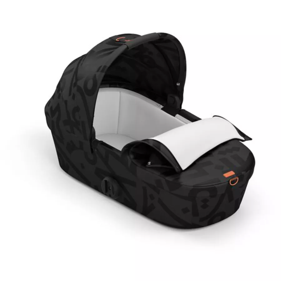cybex GOLD Kinderwagenaufsatz Melio Street Real Black