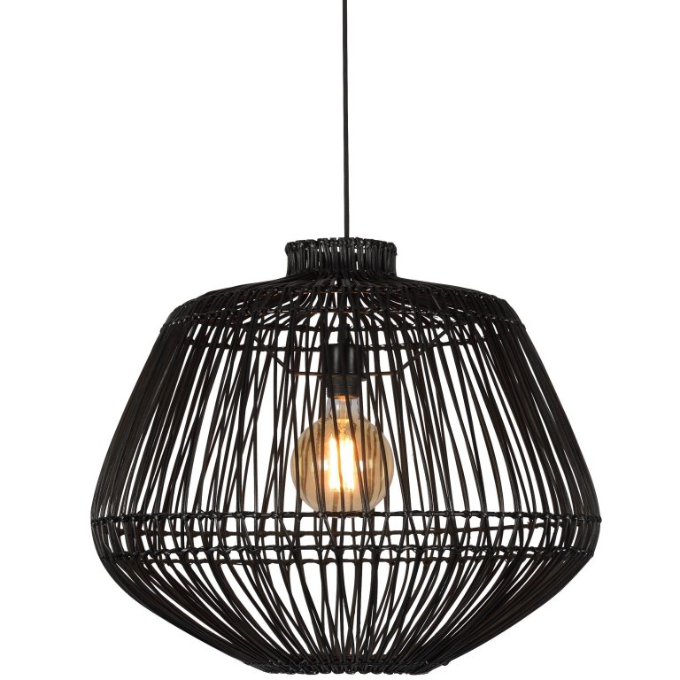 Good&Mojo Madagascar hanglamp Ø60 zwart