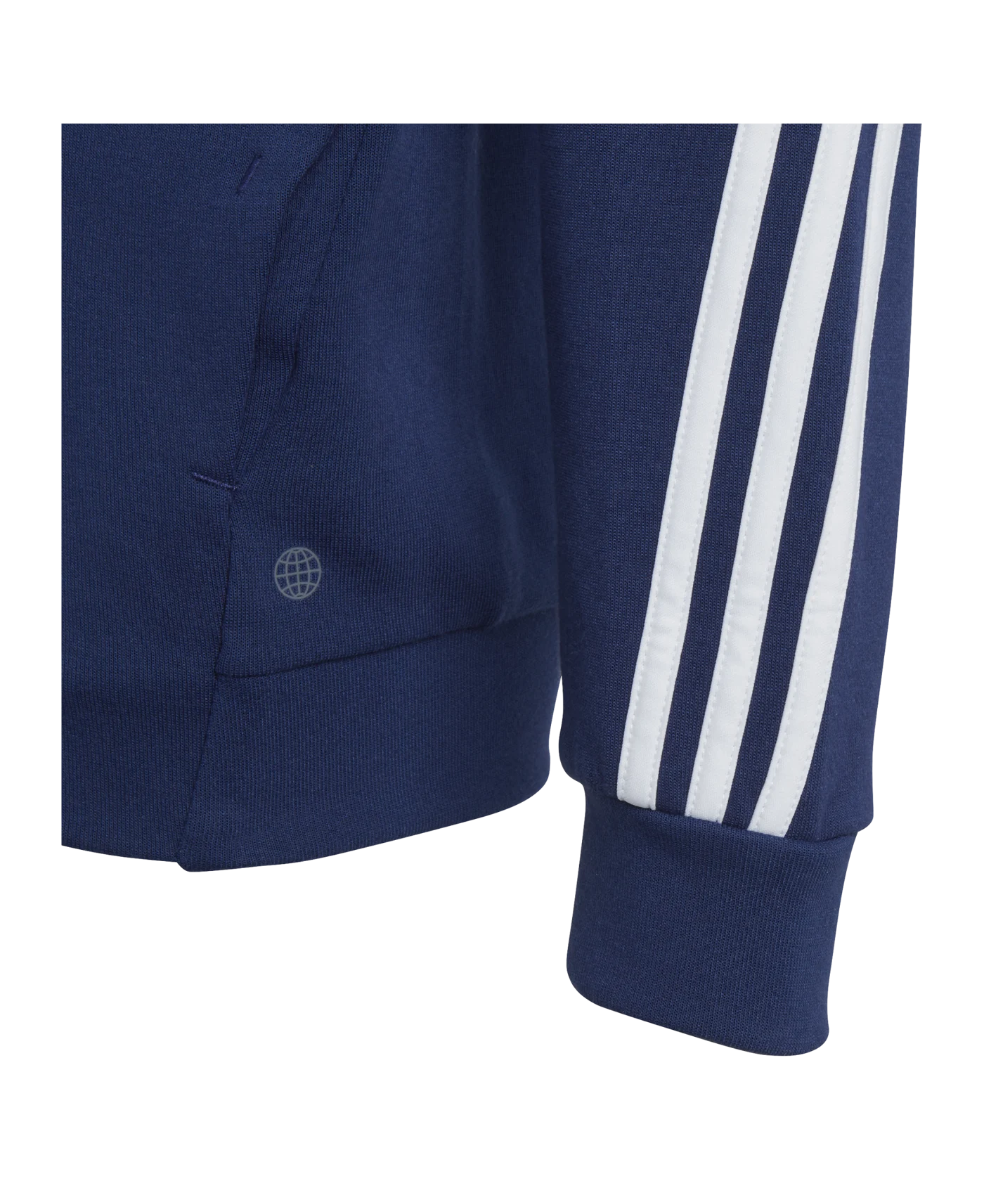 adidas Future Icons 3S Kapuzenjacke Kids Blau