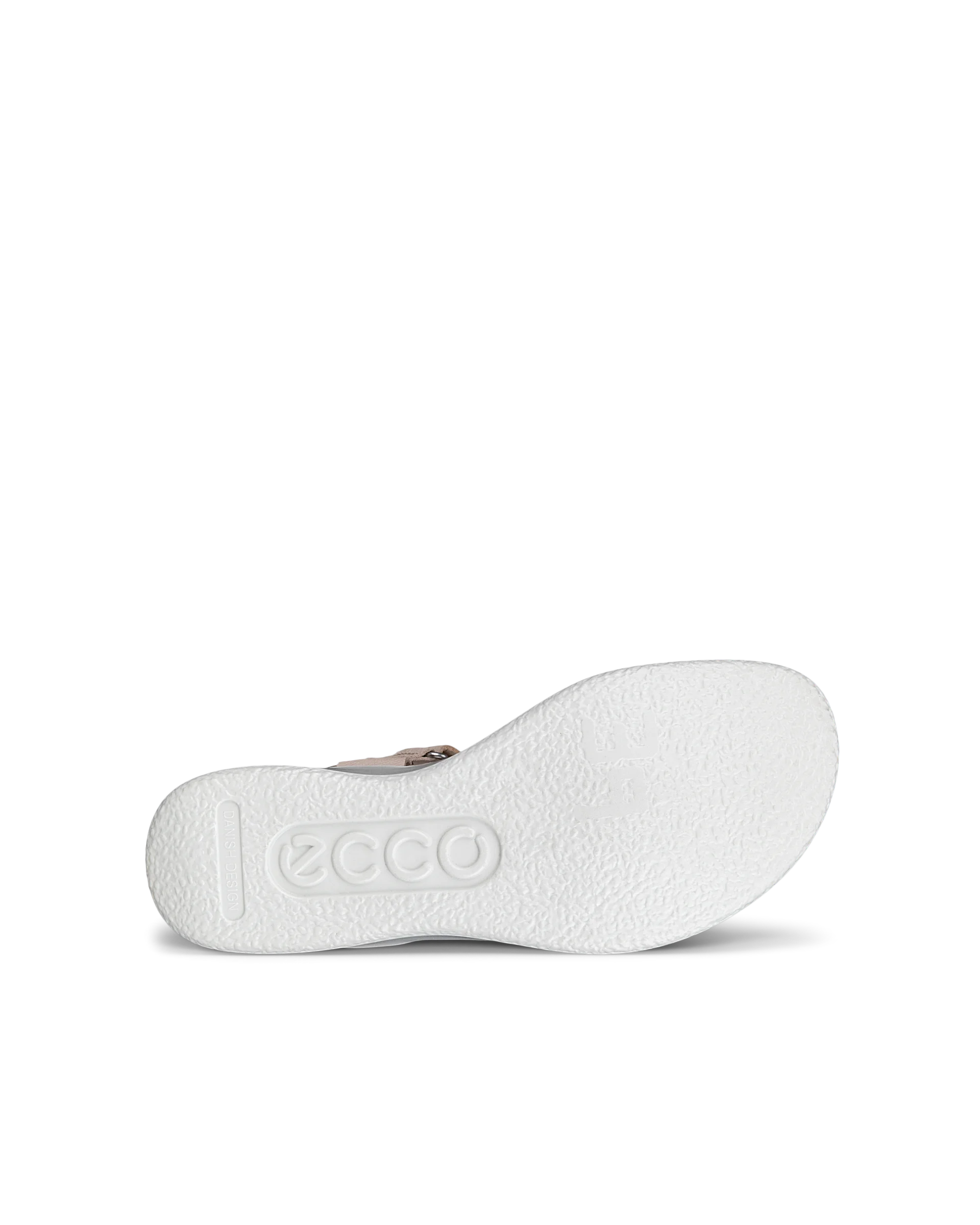ECCO FLOWT WEDGE CORK Damen Korksandale aus Leder mit Keilabsatz Beige