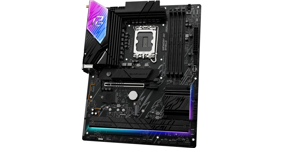 ASRockB860 Lightning WiFi socket 1851 moederbord  (RAID, 2.5Gb-LAN, WLAN, BT, Sound, ATX)