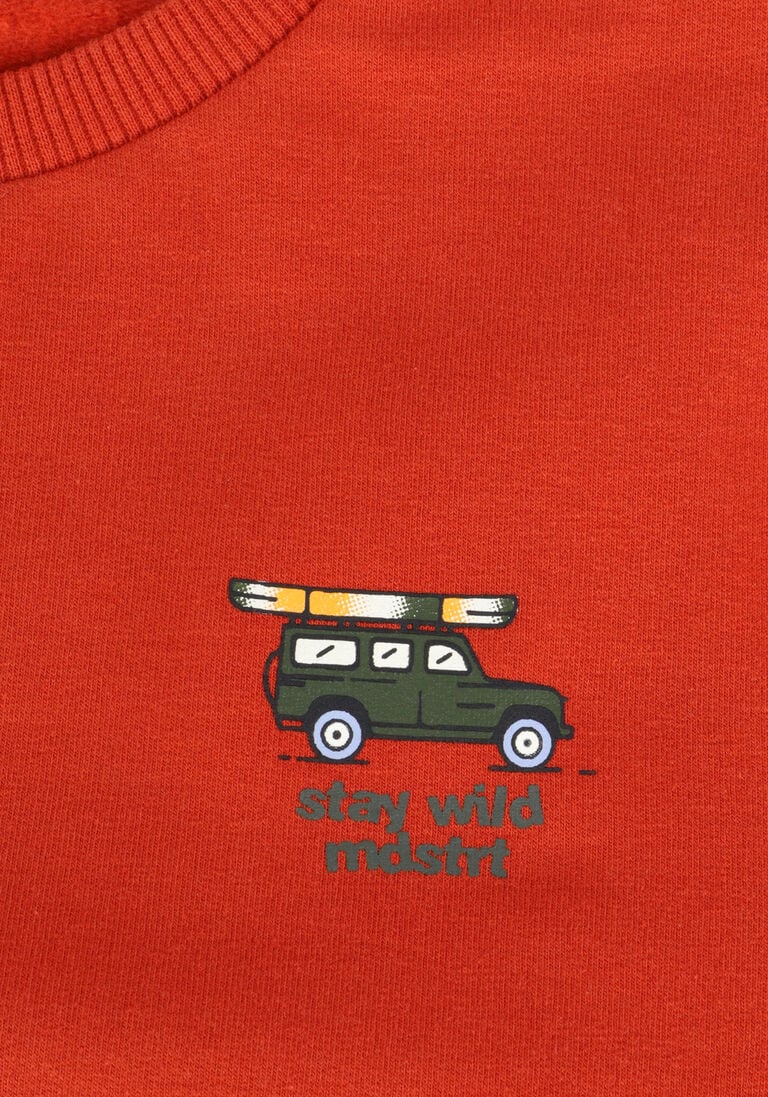MOODSTREET oranje moodstreet sweater m209-6385