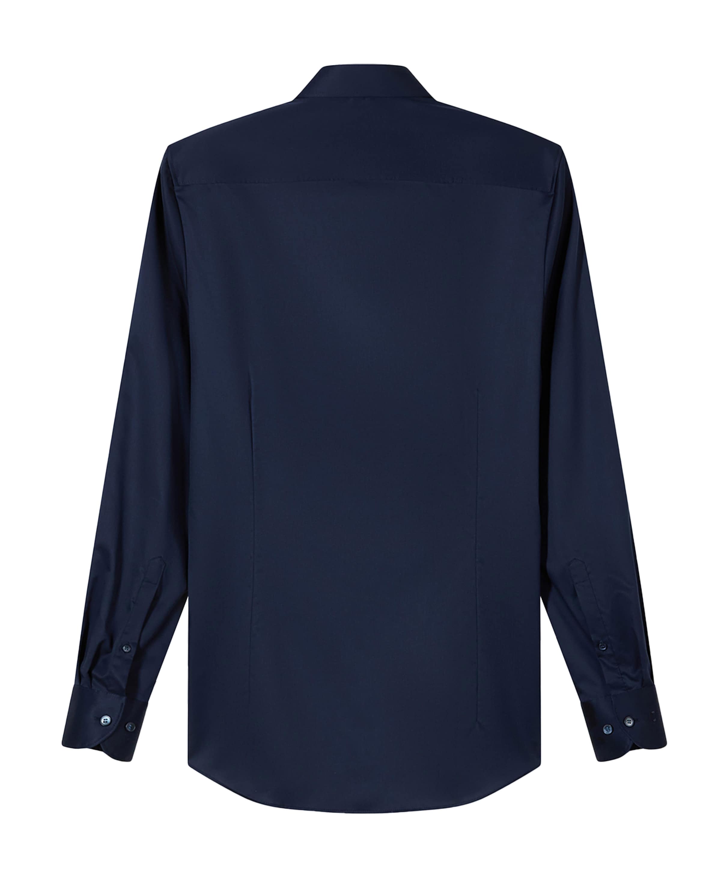 Olymp Level 5 Heren overhemd lange mouw blauw