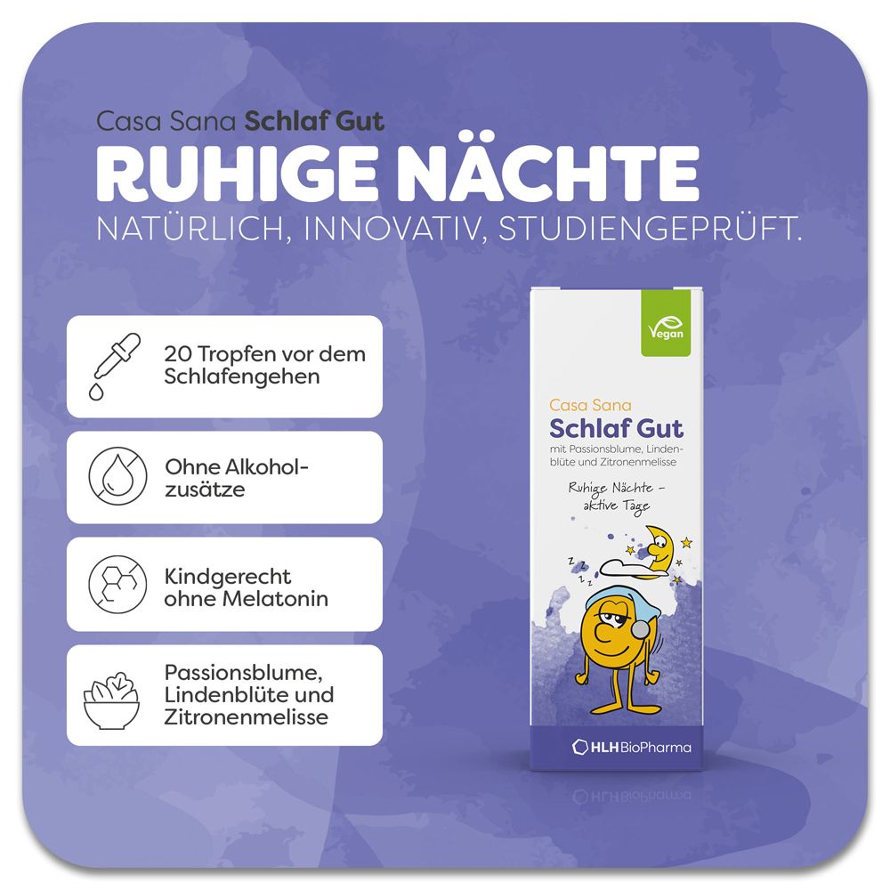 Casa Sana Schlaf Gut, für einen ruhigen Schlaf