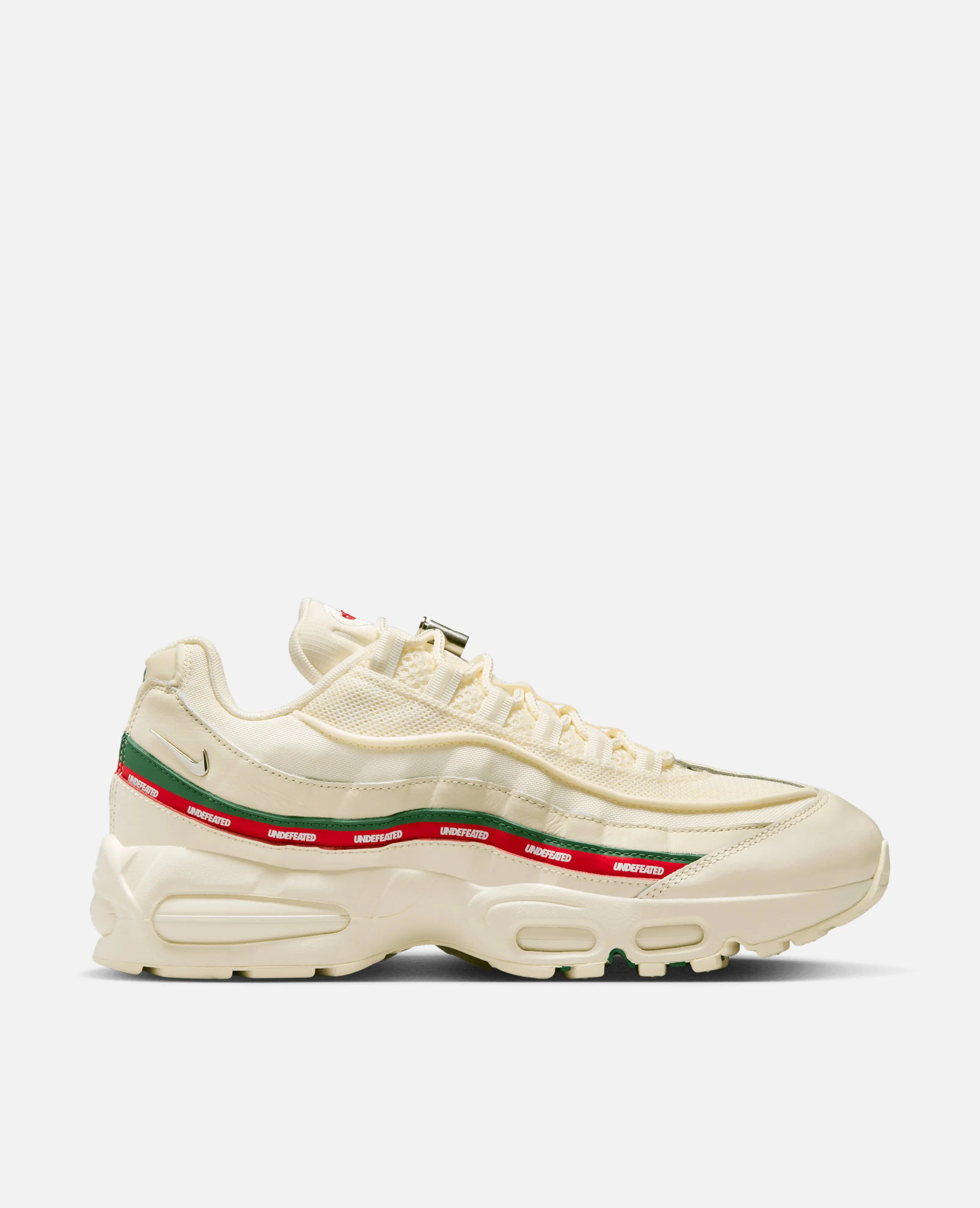 Nike Air Max 95 x Undefeated (Sail/Metallic Silver-Gorge Green)
