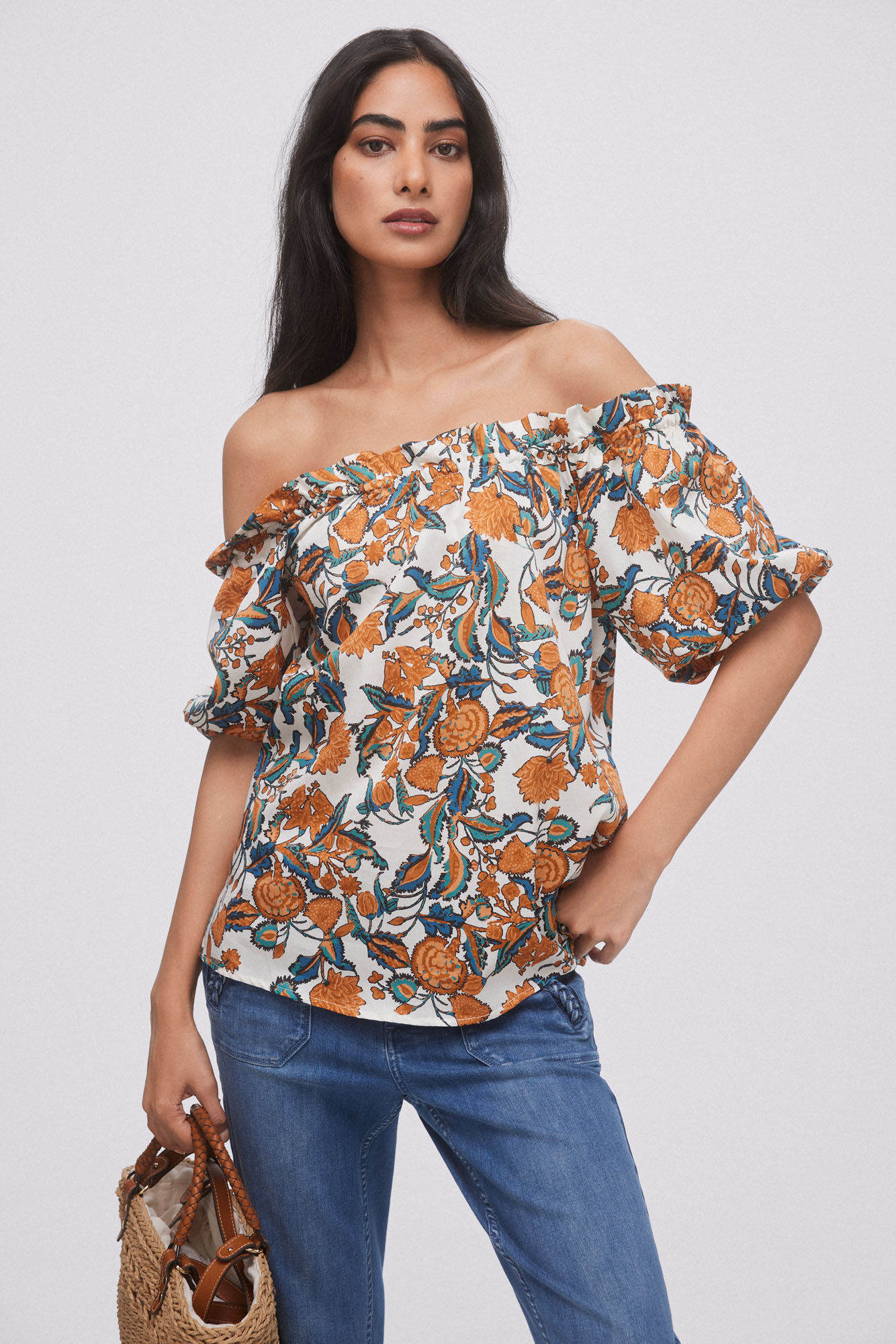 Blusa ombro a ombro - Vários modelos