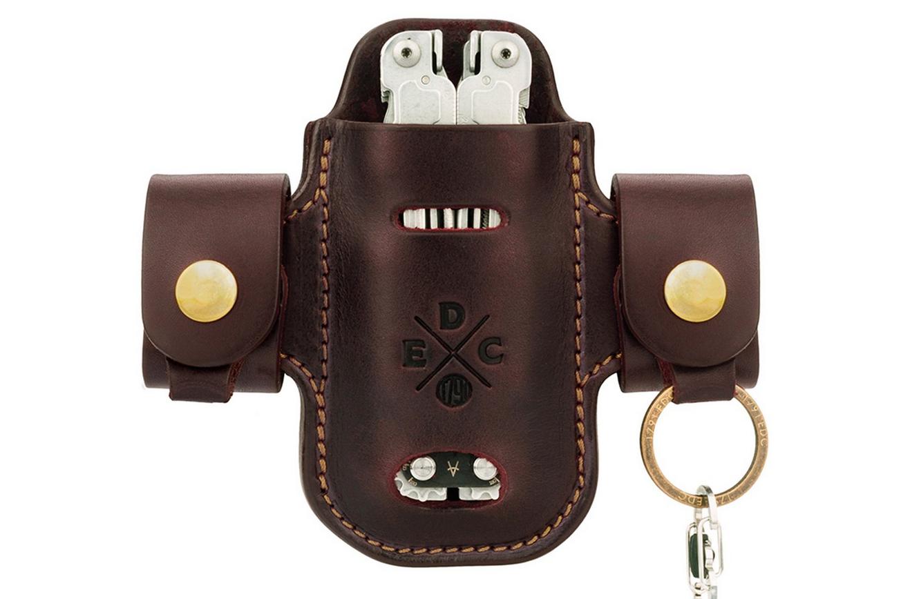 1791 EDC Heavy Duty Action-Snap Solo Ambi EDC-HD-AS-SL-BUR-A Burgundy, lederen riemholster