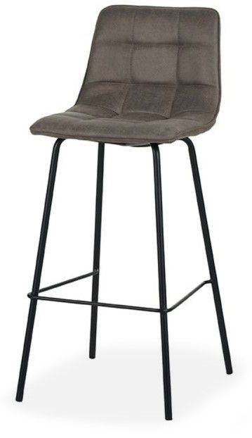 Barkruk Taupe LN-87.010 Bistro B44 x D51 x H115 cm