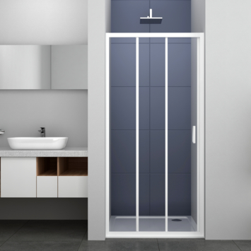 Allibert Schuifdeur Happy 100x185 cm Wit
