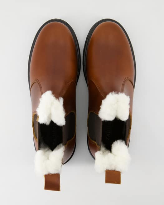 Zahira A7880-52 Chelsea Boots in Braun