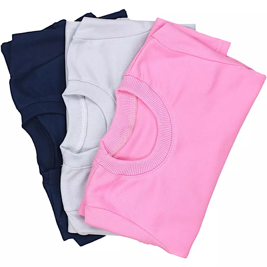 TupTam Mädchen  Langarmshirt 3er Pack dunkelblau