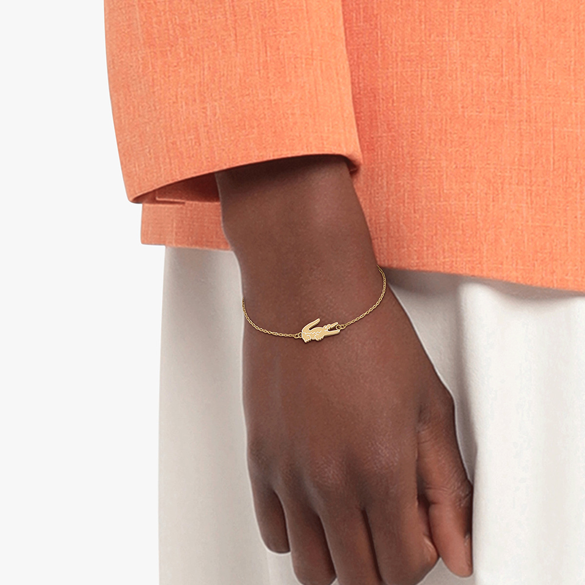 Bracelet LACOSTE acier rosé