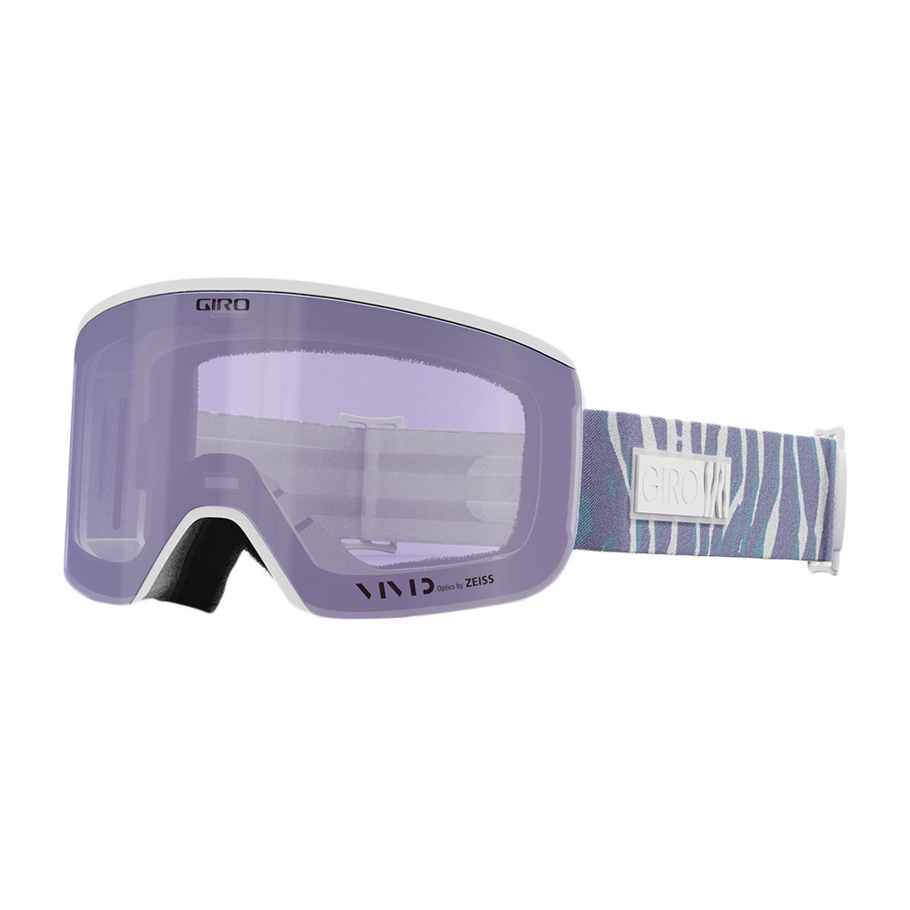 Giro ELLA - Masque ski + écran supplémentaire vivid infrared Femme lilac animal/vivid haze