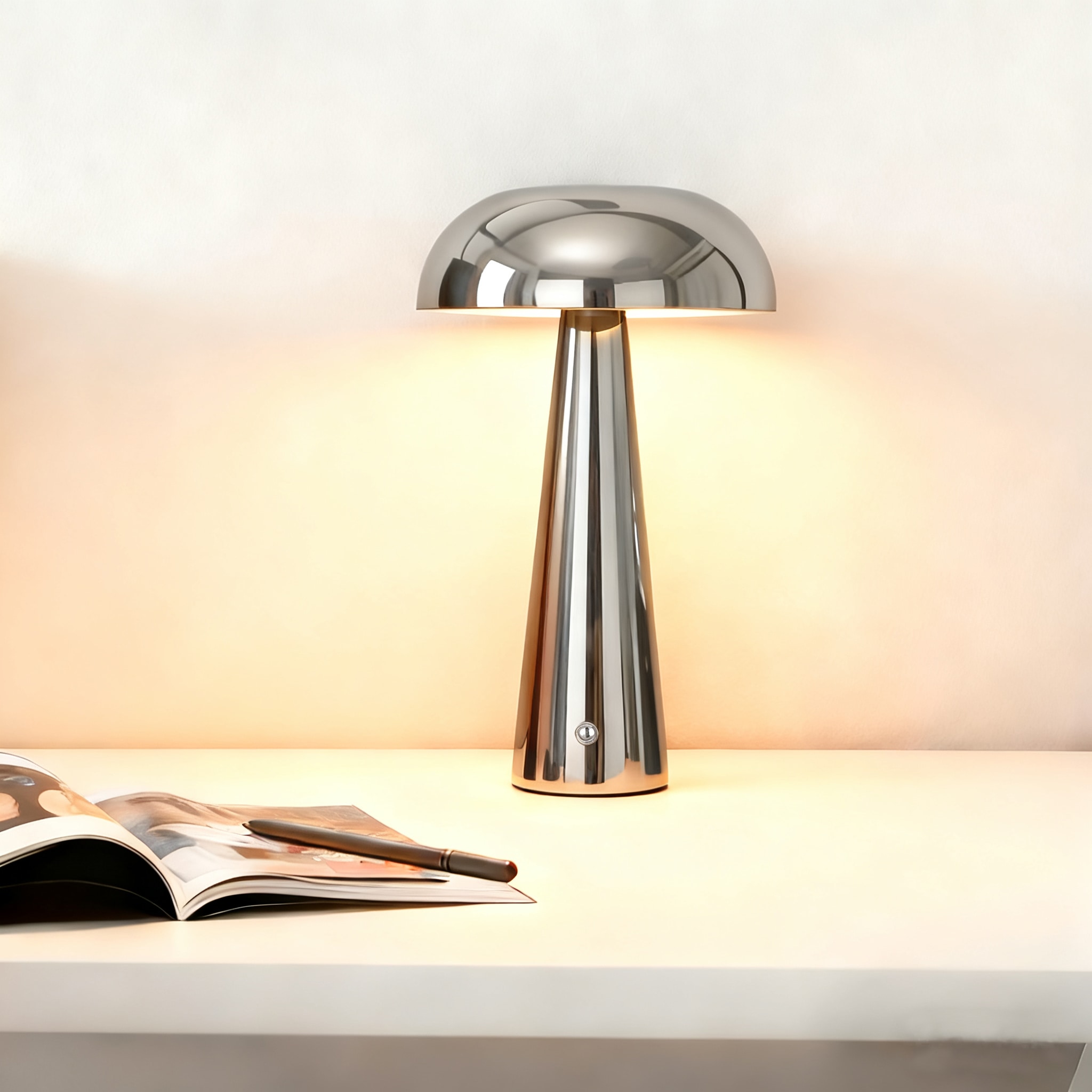 GOODproduct LED Tischleuchte »Katniss« LED-Modul 1 Stk. warmweiss - kaltweiss
