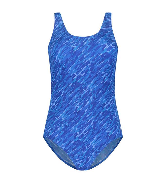 Ten Cate Women Soft Cup Paint Stripes Blue Badpak
