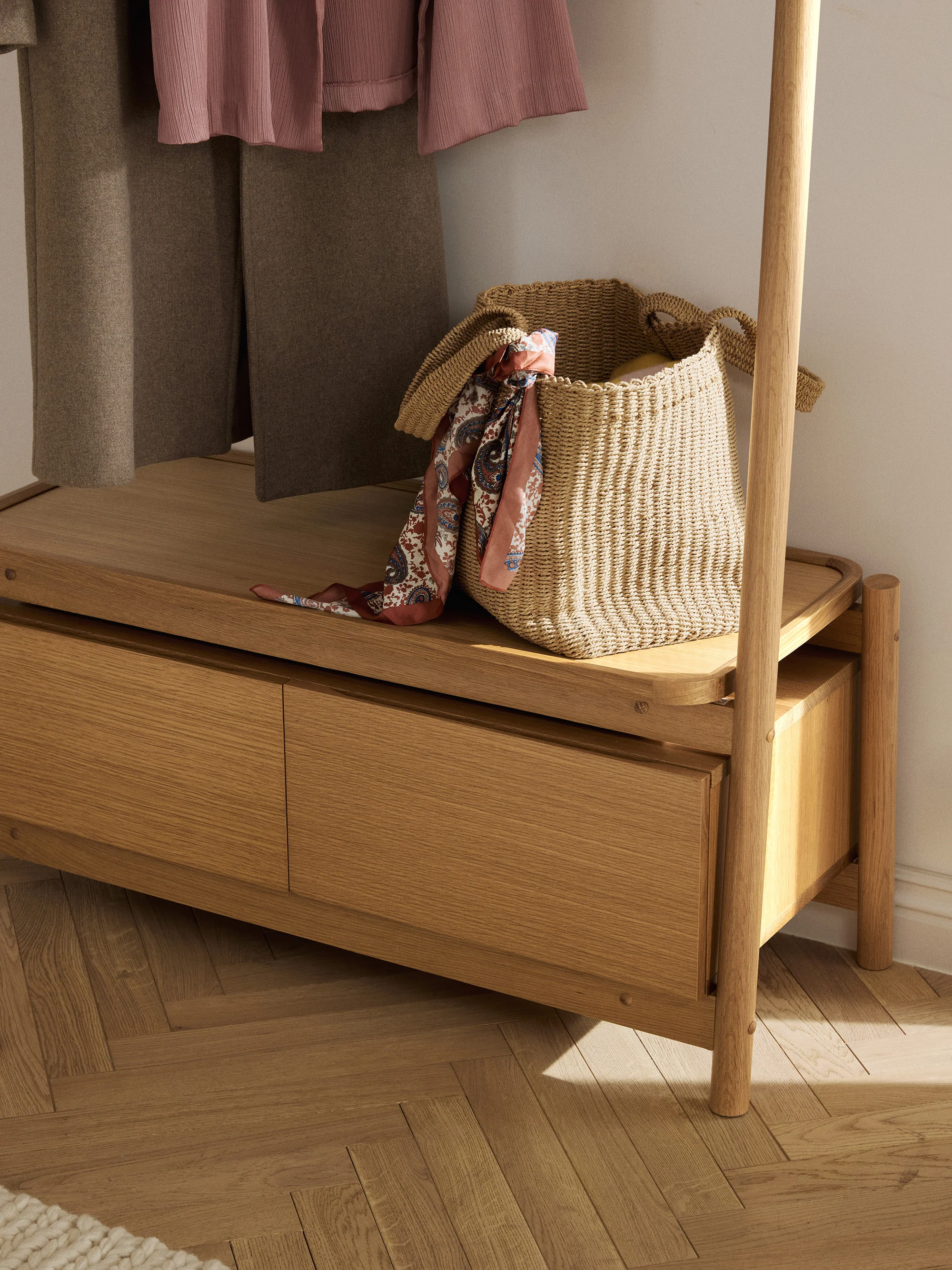 Houten kapstok Libby