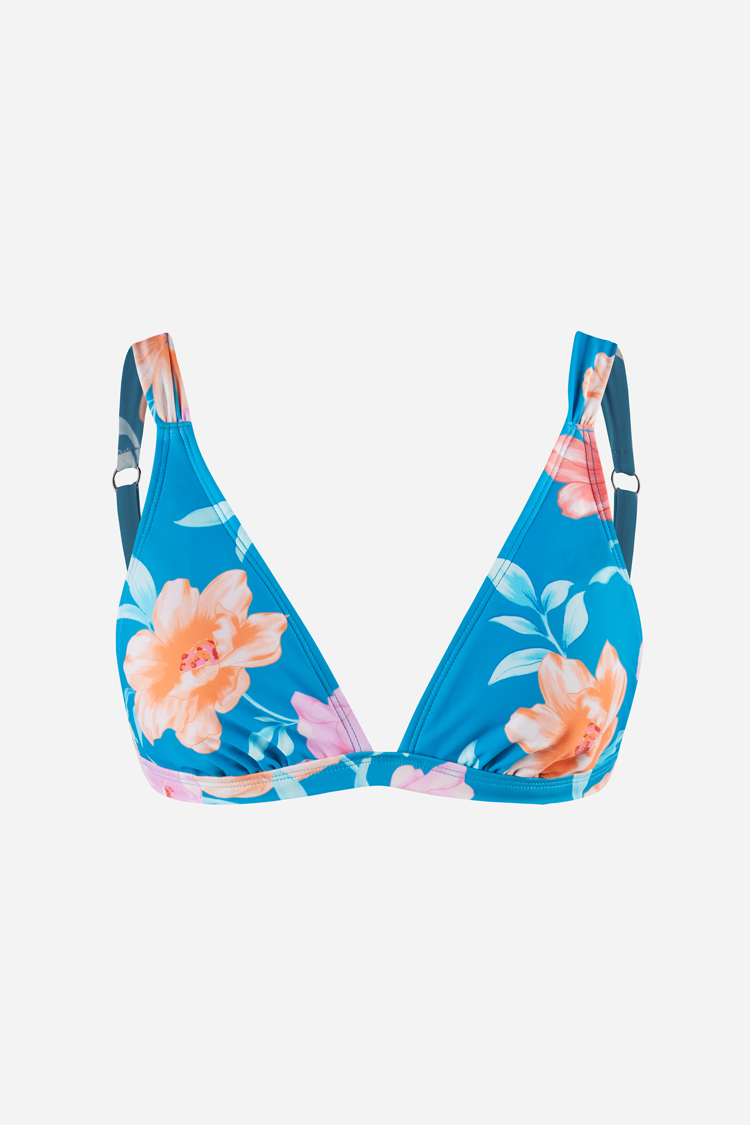 Haut de bikini triangle avec col en V