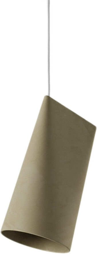 Moebe Ceramic Pendant, Narrow Olive