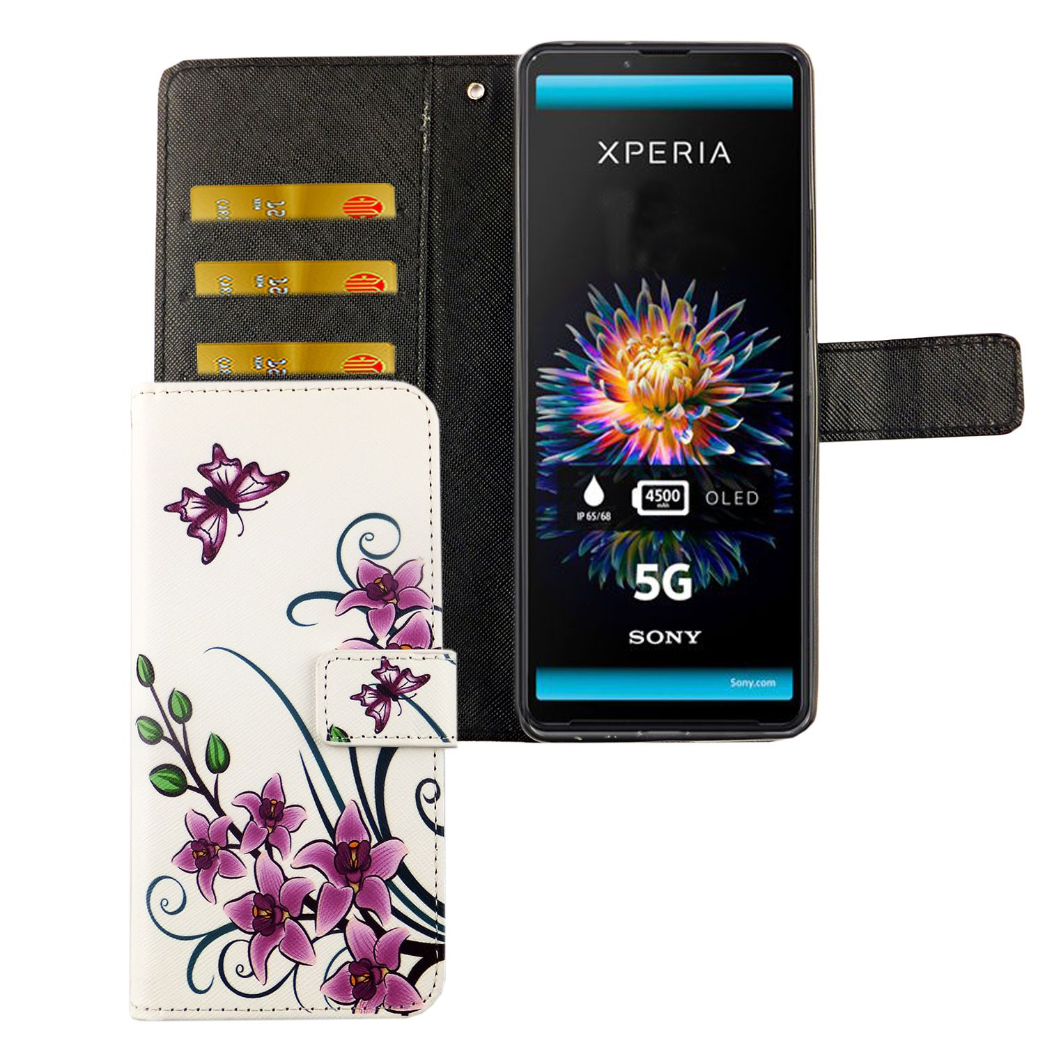Handyhülle für Sony Xperia 1 III Case Cover Schutztasche Schutzhülle Bookstyle