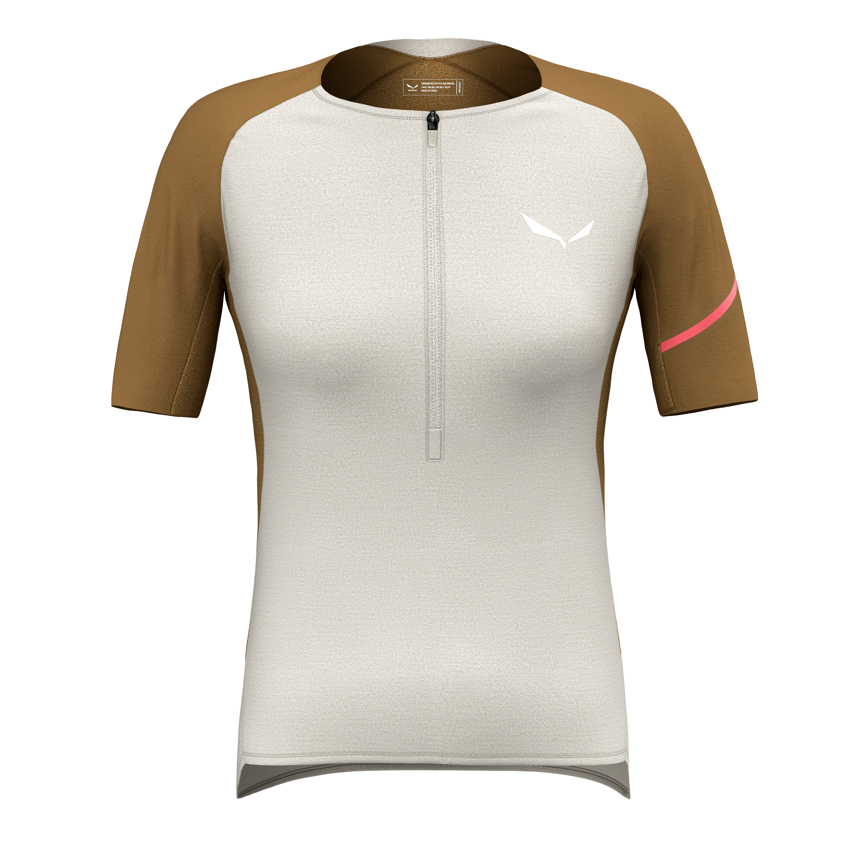 Vento Merino Half Zip T-Shirt Damen