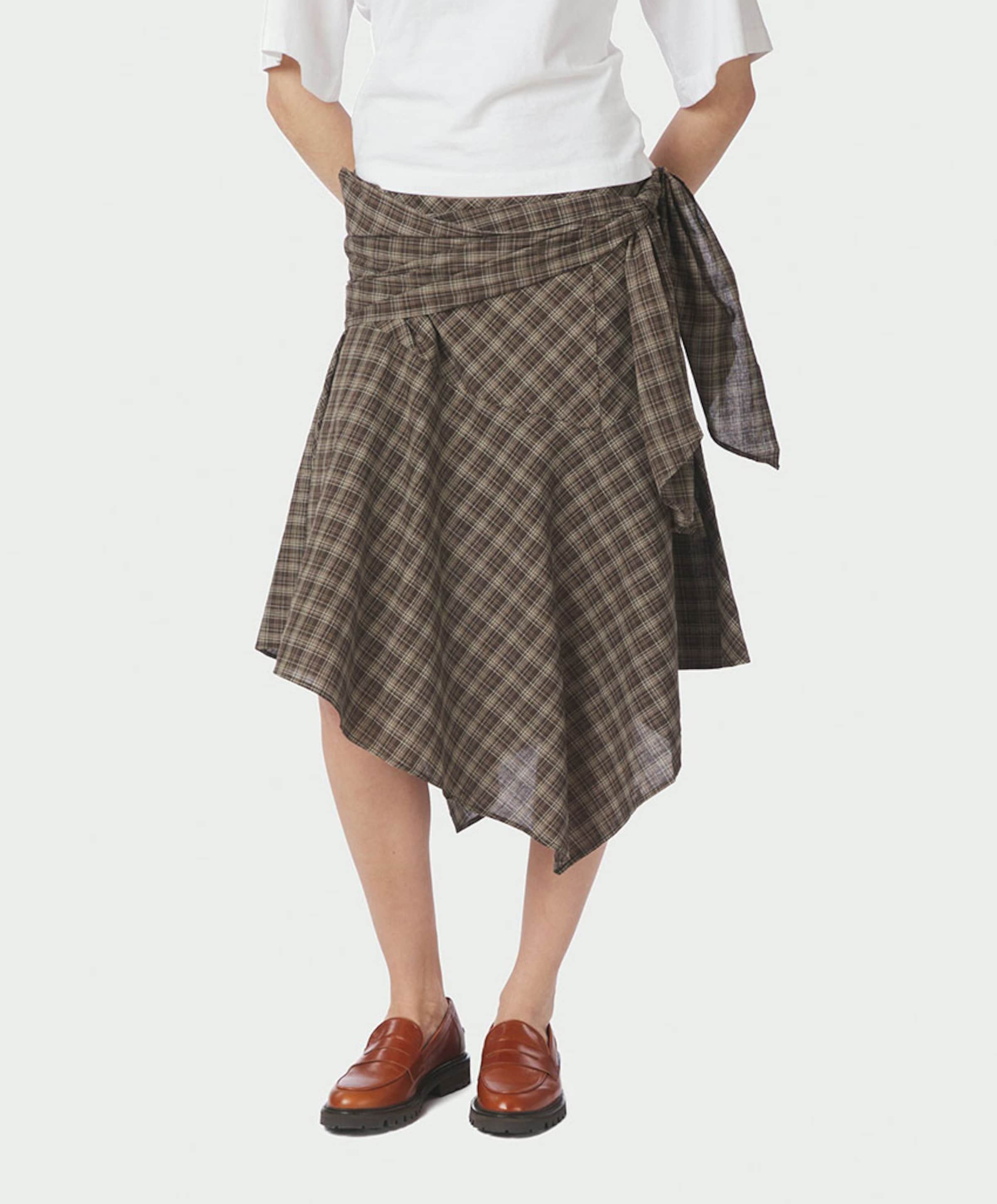 Neo Noir Dames rok bruin