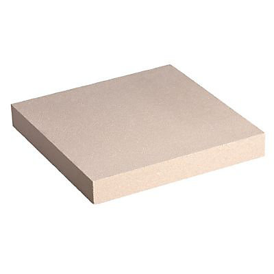 Chapeau de pilier plat blanc 40 x 40 cm