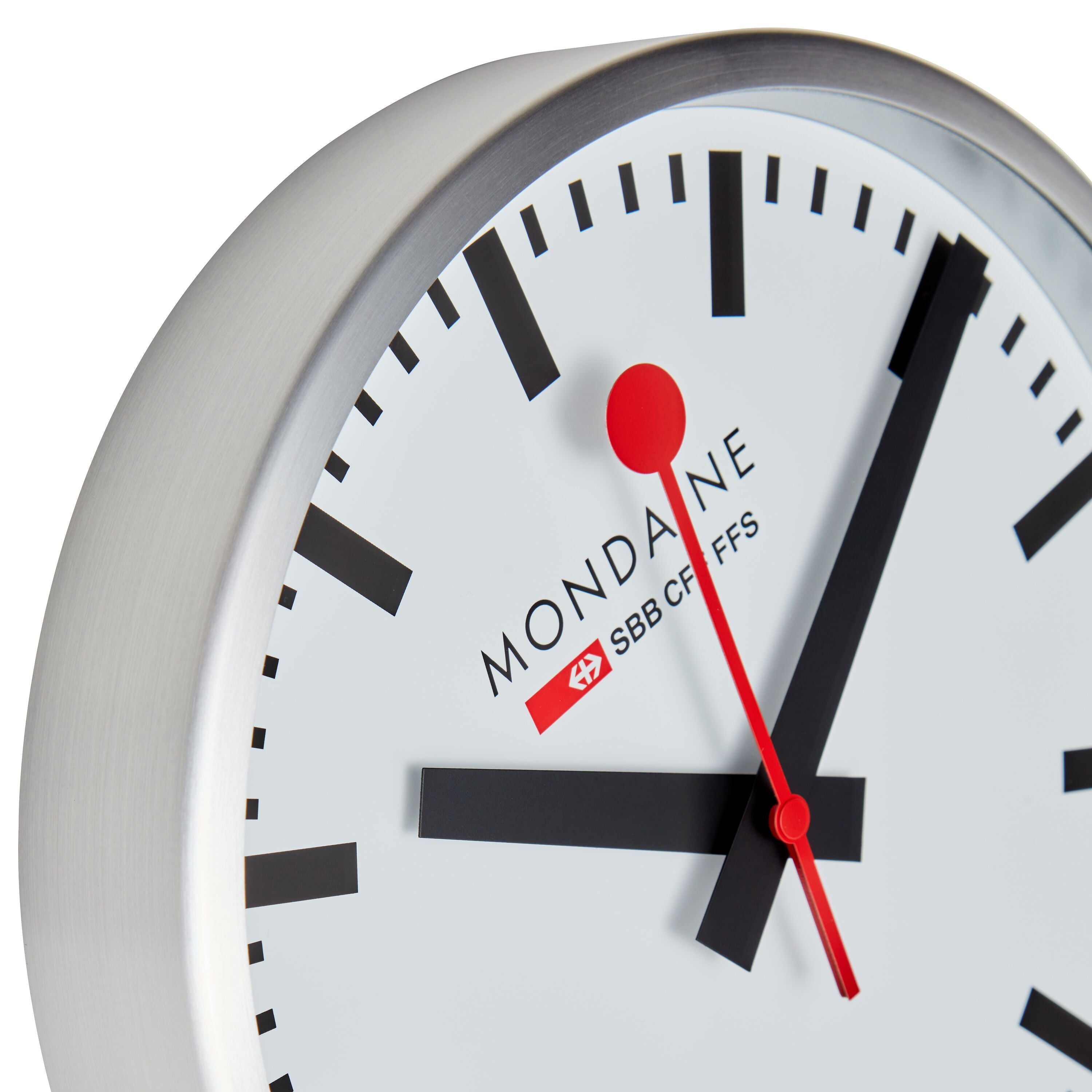 MONDAINE  SBB Wanduhr - Silber
