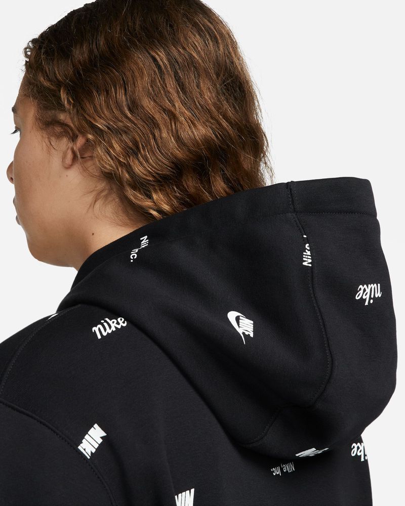Sweat à capuche Nike Sportswear Club Fleece Noir pour homme