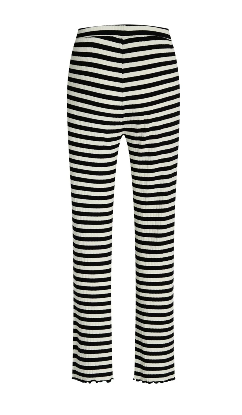 Mads Nørgaard  5X5 Stripe Lonnie bukser - 5x5 Stripe/Vanilla Ice