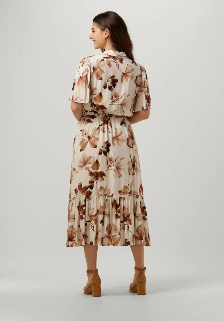MOS MOSH creme mos mosh midi jurk paulene azelia dress