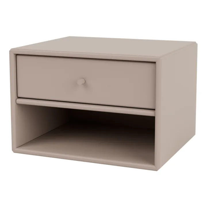 Montana Furniture Table de chevet Dash murale | Taupe