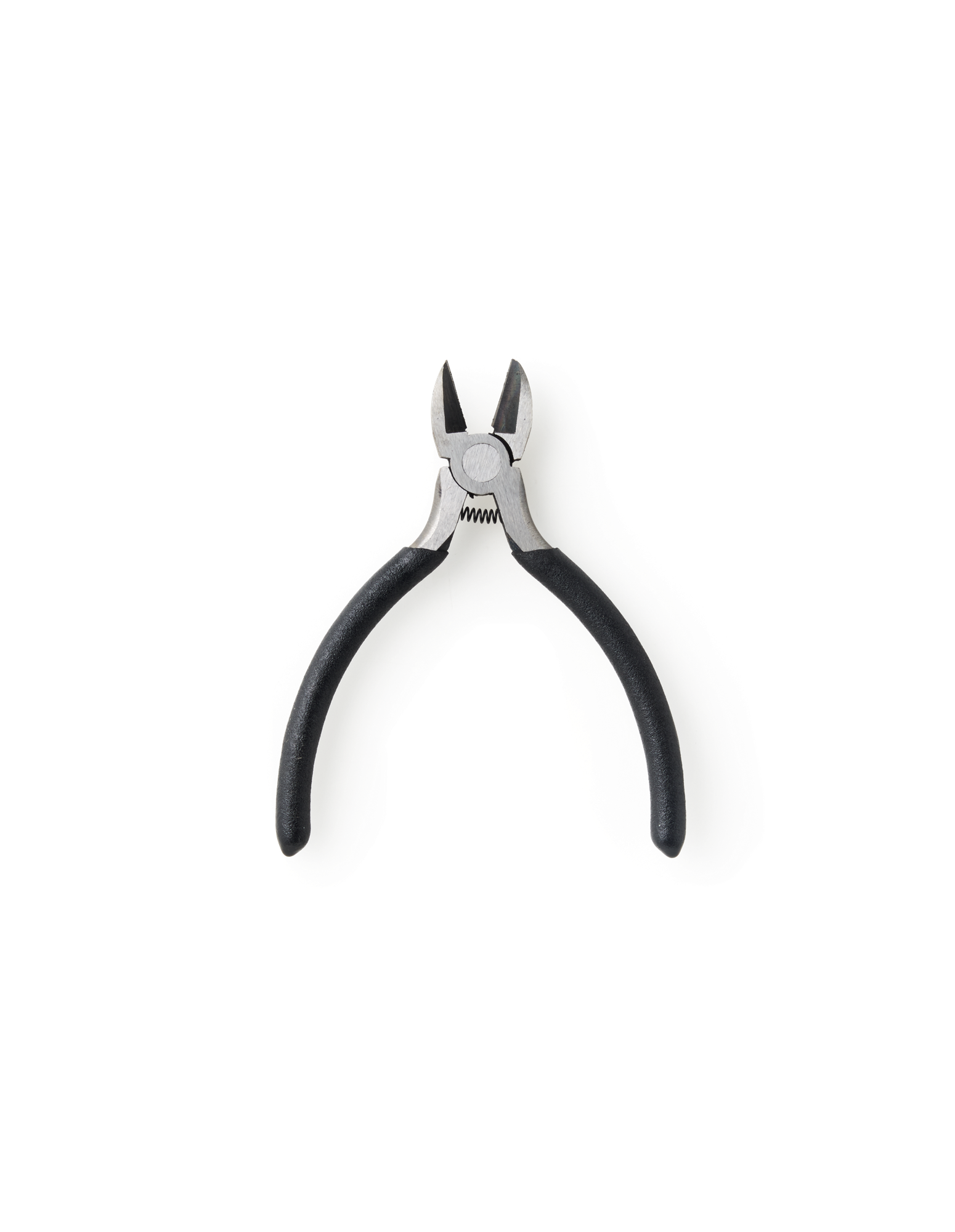 Bidetang | Metal/gummi. 13 cm. | Silver, Black