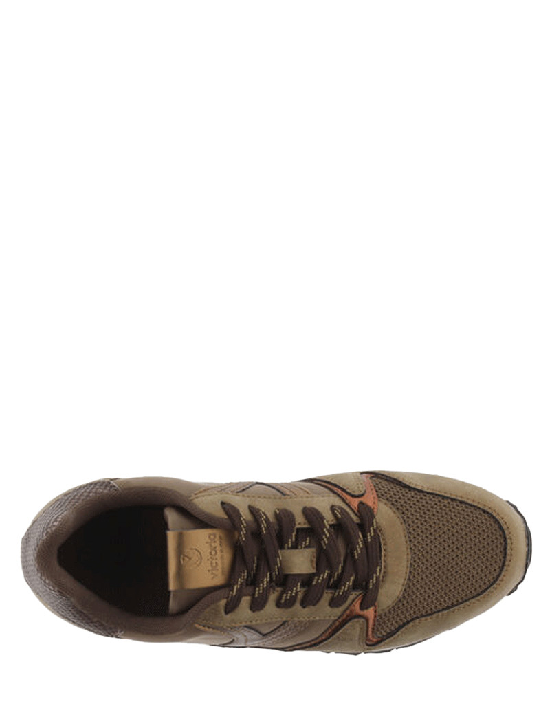 VICTORIA BASKETS FEMME COMPENSÉES COLORIS BRONZE