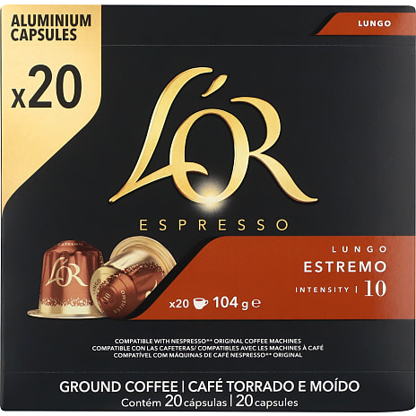 Lungo Estremo kaffekapsler