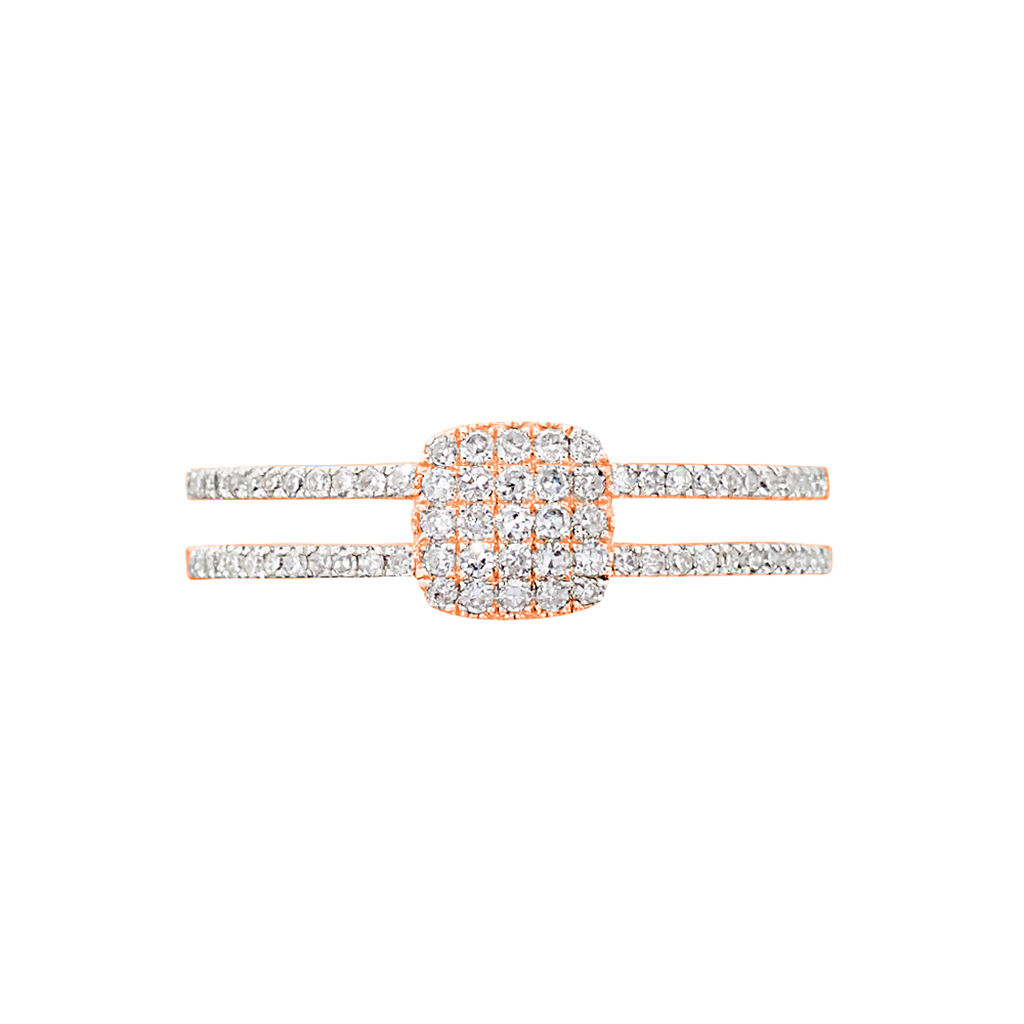 Bague Aude Or Rose Diamant
