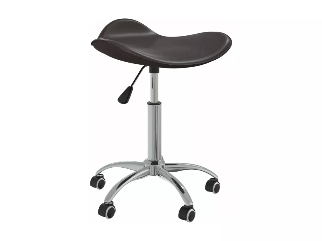 Chaise de bureau Marron Similicuir