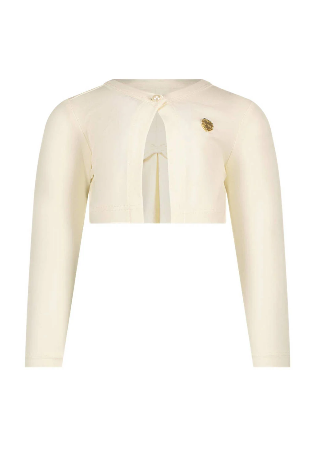 Le Chic bolero met strikdetail ecru