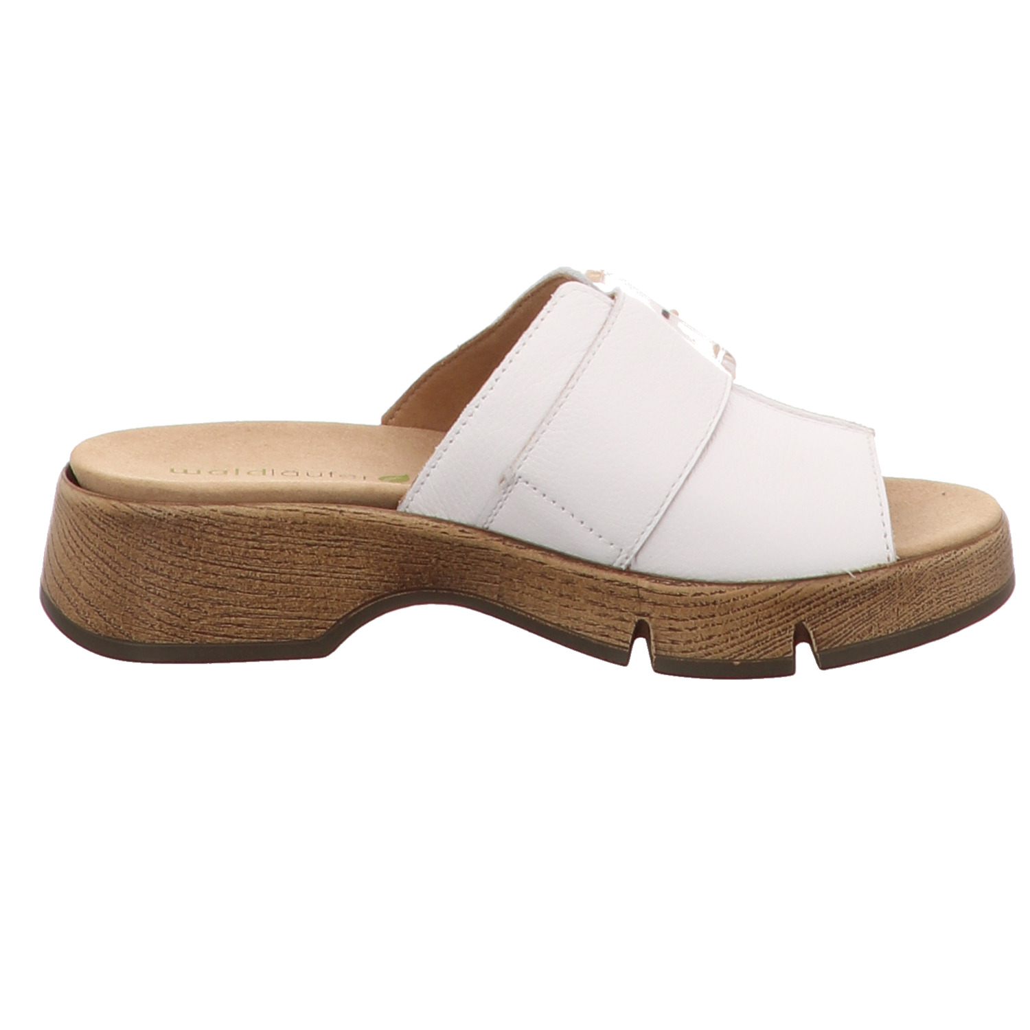 Waldläufer Pantolette weiß weiss/weiss kombi