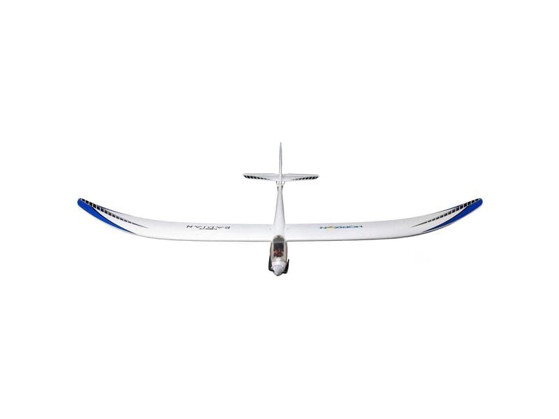 E-flite Motorsegler Night Radian 2000 mm BNF Basic Elektrosegler mit Nachtflug-Beleuchtung und AS3X Technologie