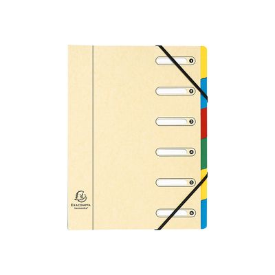 Exacompta Harmonika - Trieur à fenêtres 6 positions - disponible dans différentes couleurs