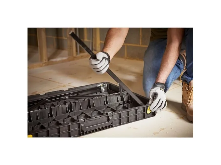 Black & Decker STST83492-1, Bærbar arbejdsbænk, Metal, Sort, 320 kg, 850 mm, 593 mm