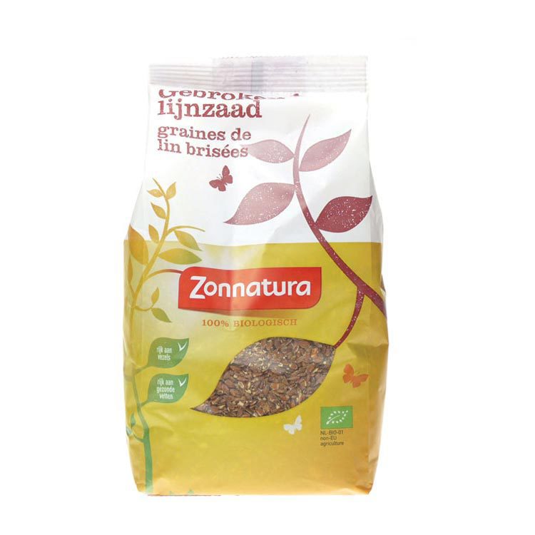 Zonnatura Lijnzaad gebroken 400g