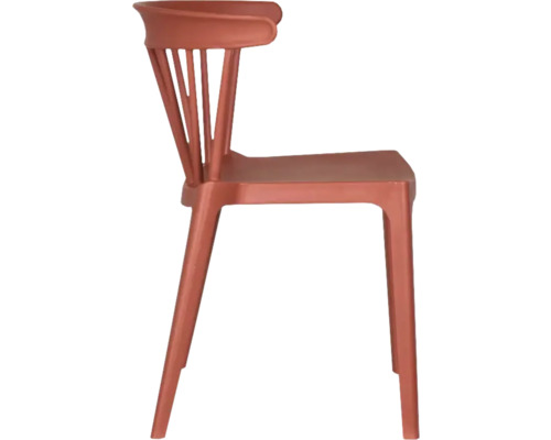 Windson stapelstoel 54×53×75 cm, terracotta