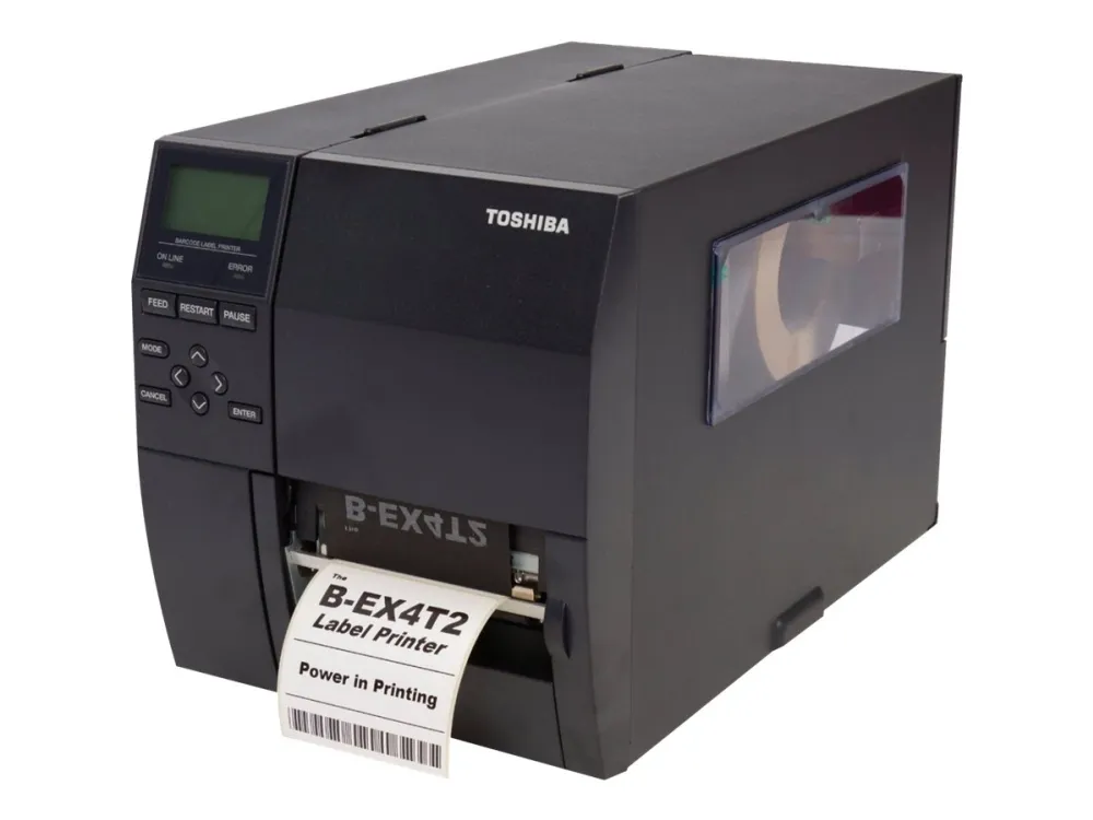 Toshiba TEC B-EX4T2-GS12-QM-R - Etiketprinter - direkte termisk/termisk overførsel - Rulle (20 cm) - 203 dpi - op til 304 mm/sek. - USB 2.0, LAN