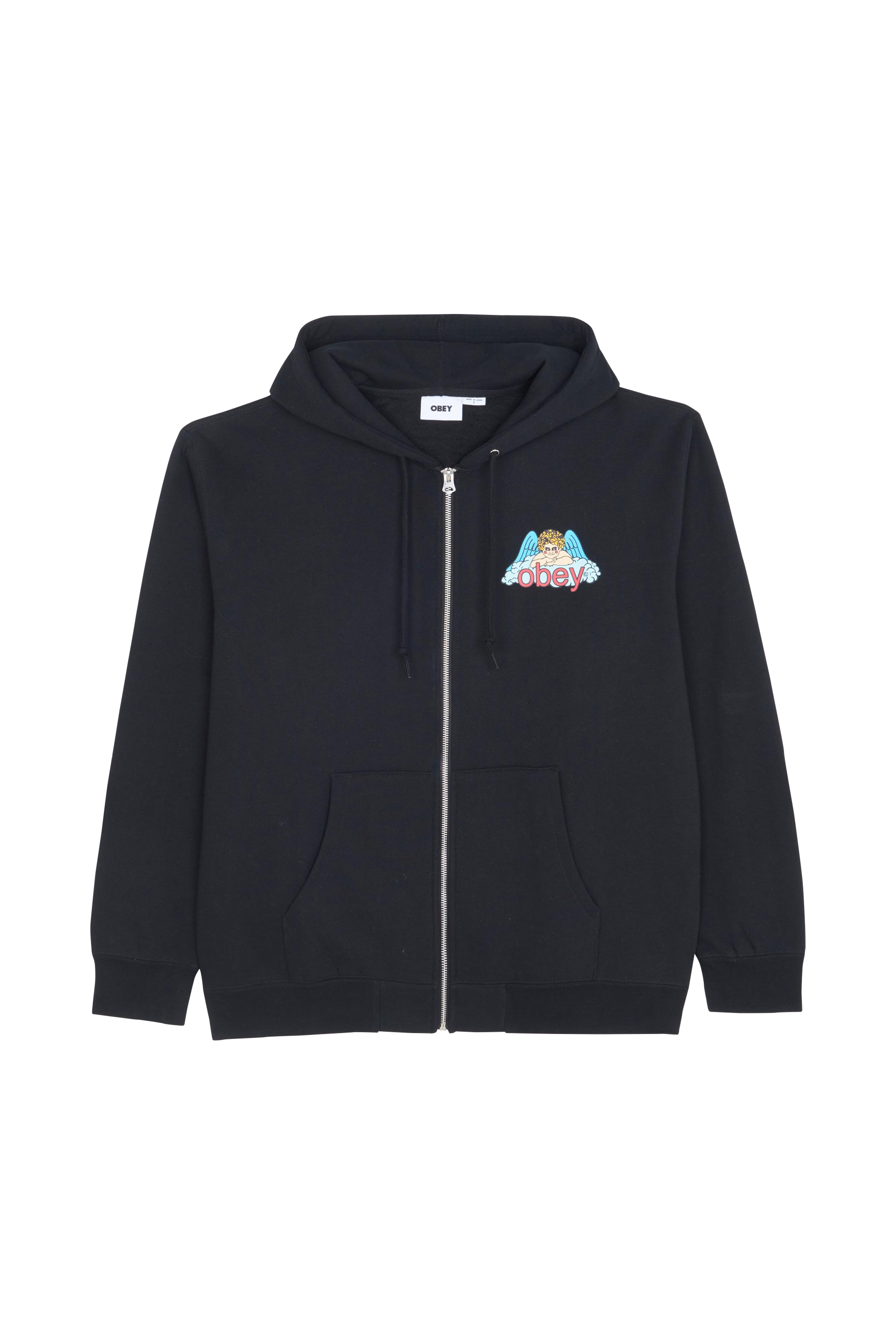 OBEY Hoodie zippé OBEY HEAVEN ANGEL Noir