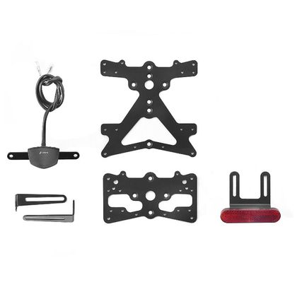 Support de plaque Rizoma FOX - Noir