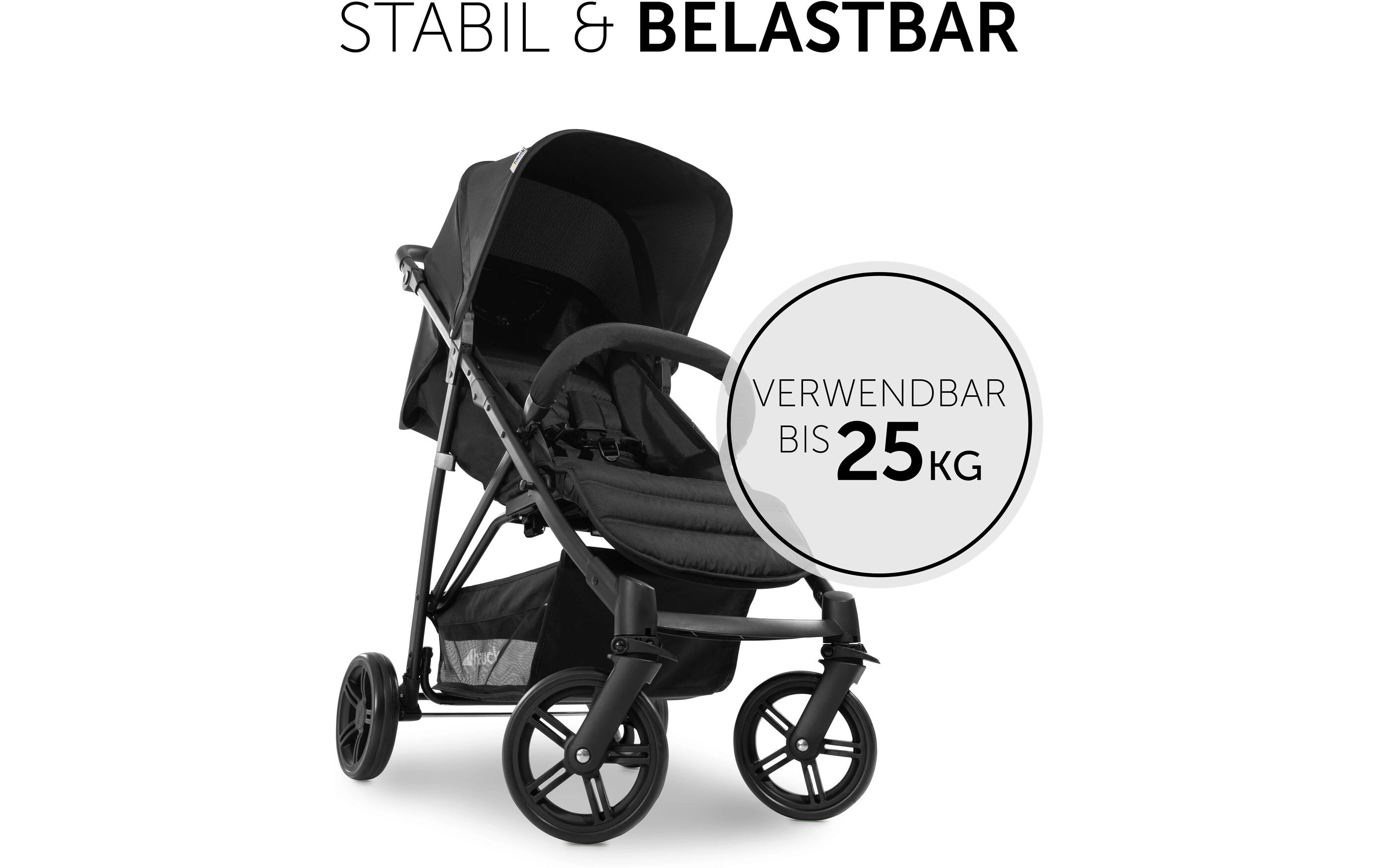 Buggy Rapid 4 Black<br>Der ideale Buggy für den urbanen Familienalltag