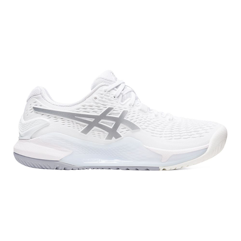 Asics GEL-RESOLUTION® 9 - Chaussures tennis Femme white/pure silver