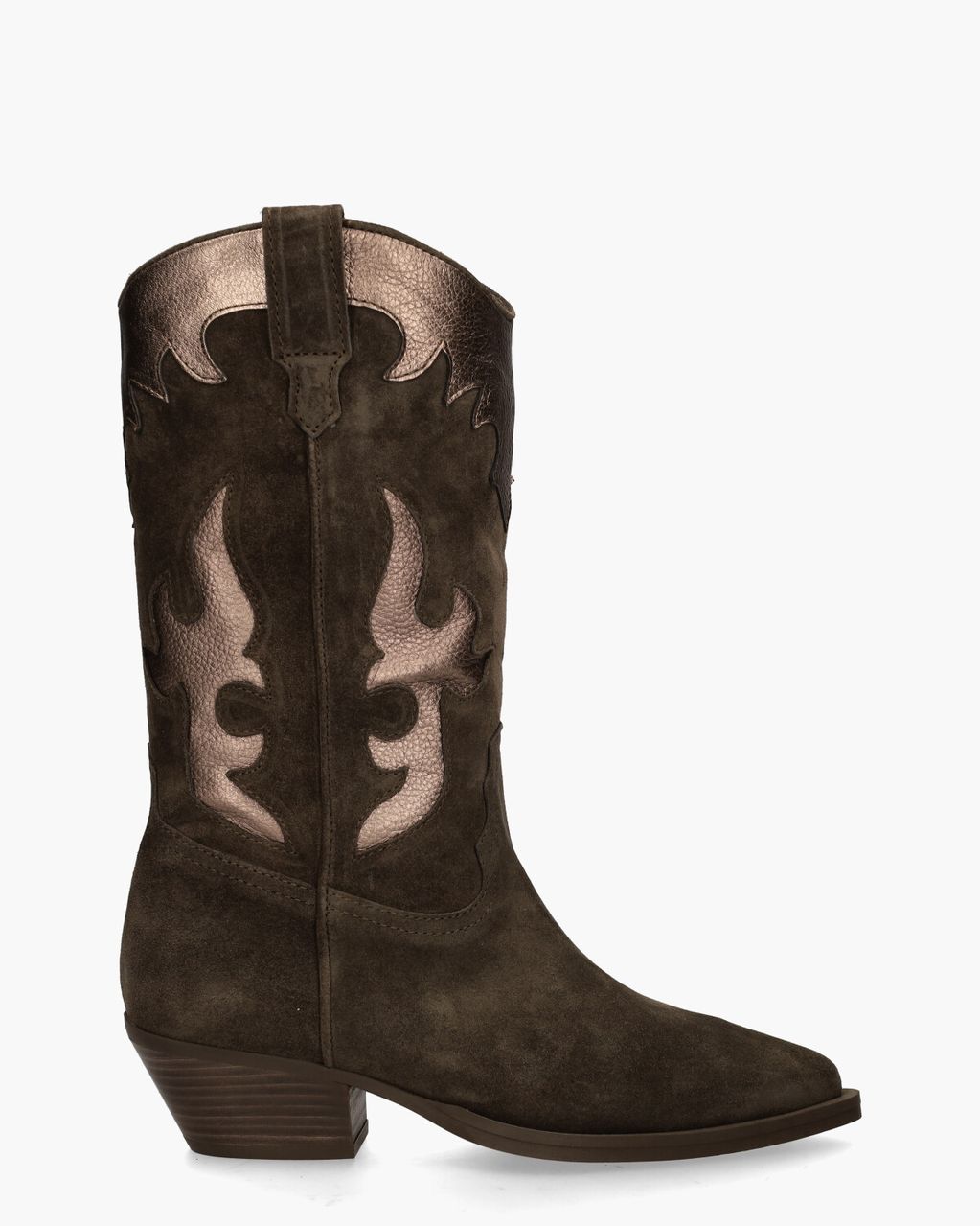 Alpe Western 2088 Donkerbruin Damesboots