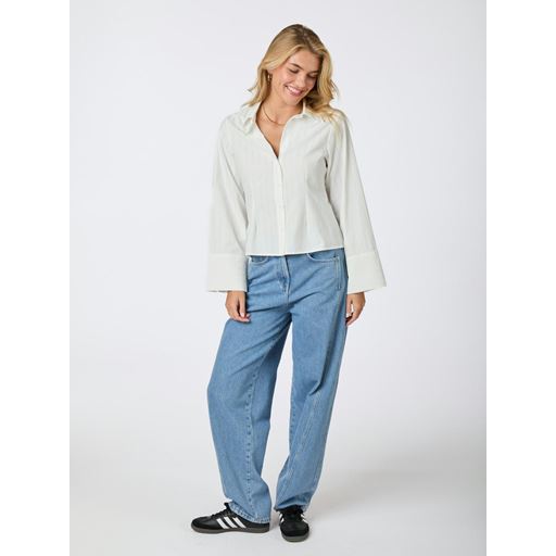 Neo Noir Rosa Solid Skjorte, White, 40